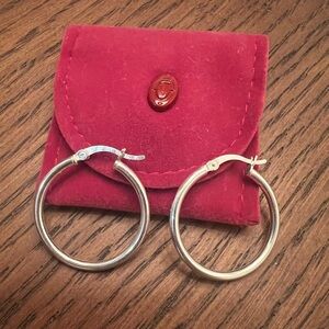 Aurate Sterling Silver Hoop Earrings